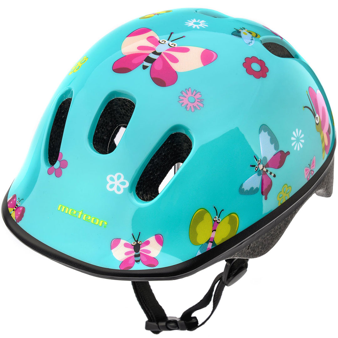 Kask rowerowy Meteor KS06 Butterflies rozm. S 48-5